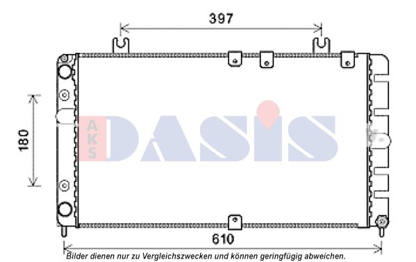 AKS DASIS Radiators, Motora dzesēšanas sistēma 490015N
